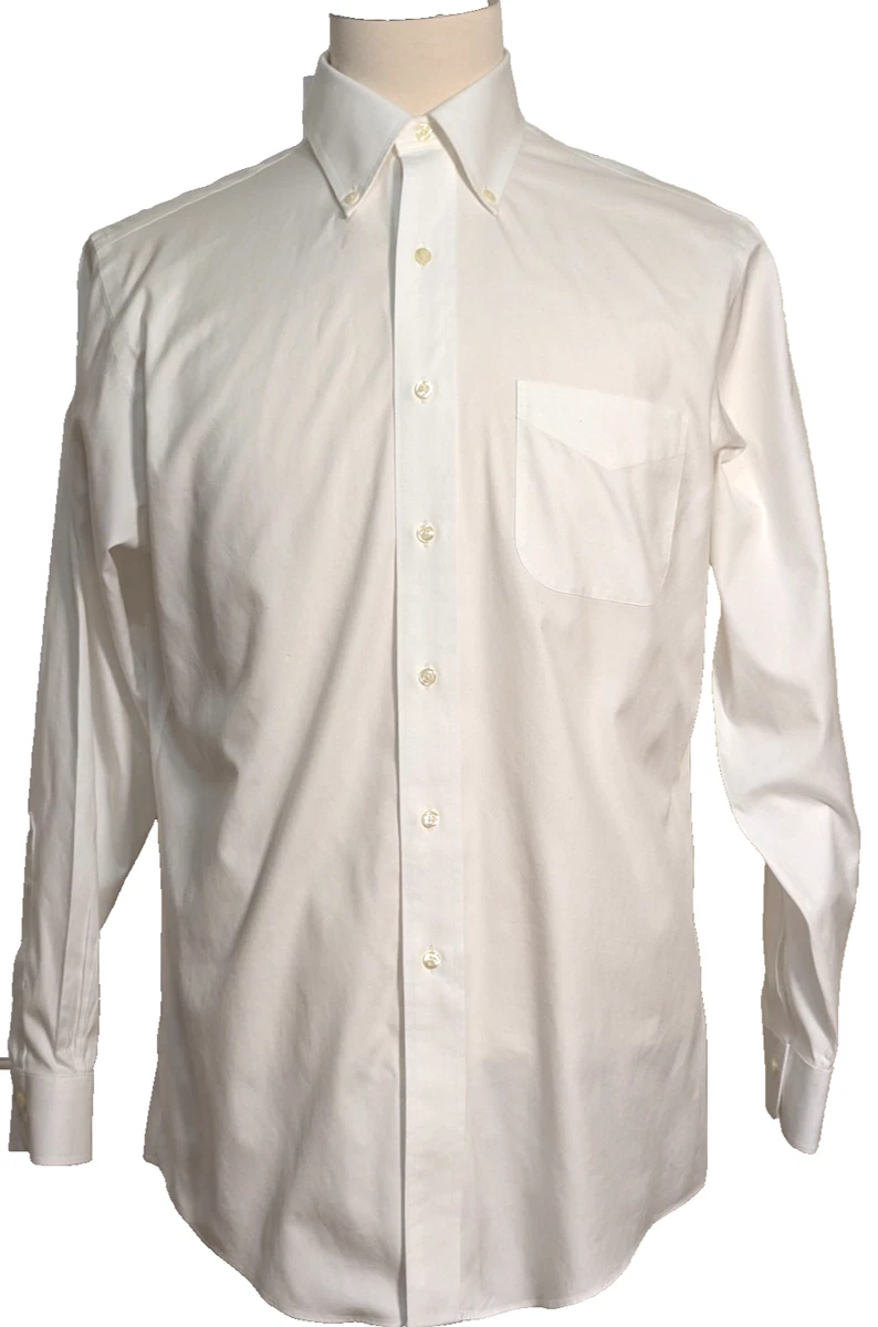 Brooks Brothers White Button-Down Dress Shirts for Men for sale | eBay