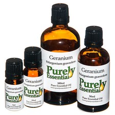 Geranium Essential Oil 5ml 10ml 50ml 100ml 100% Pure & Natural, Purely Essential