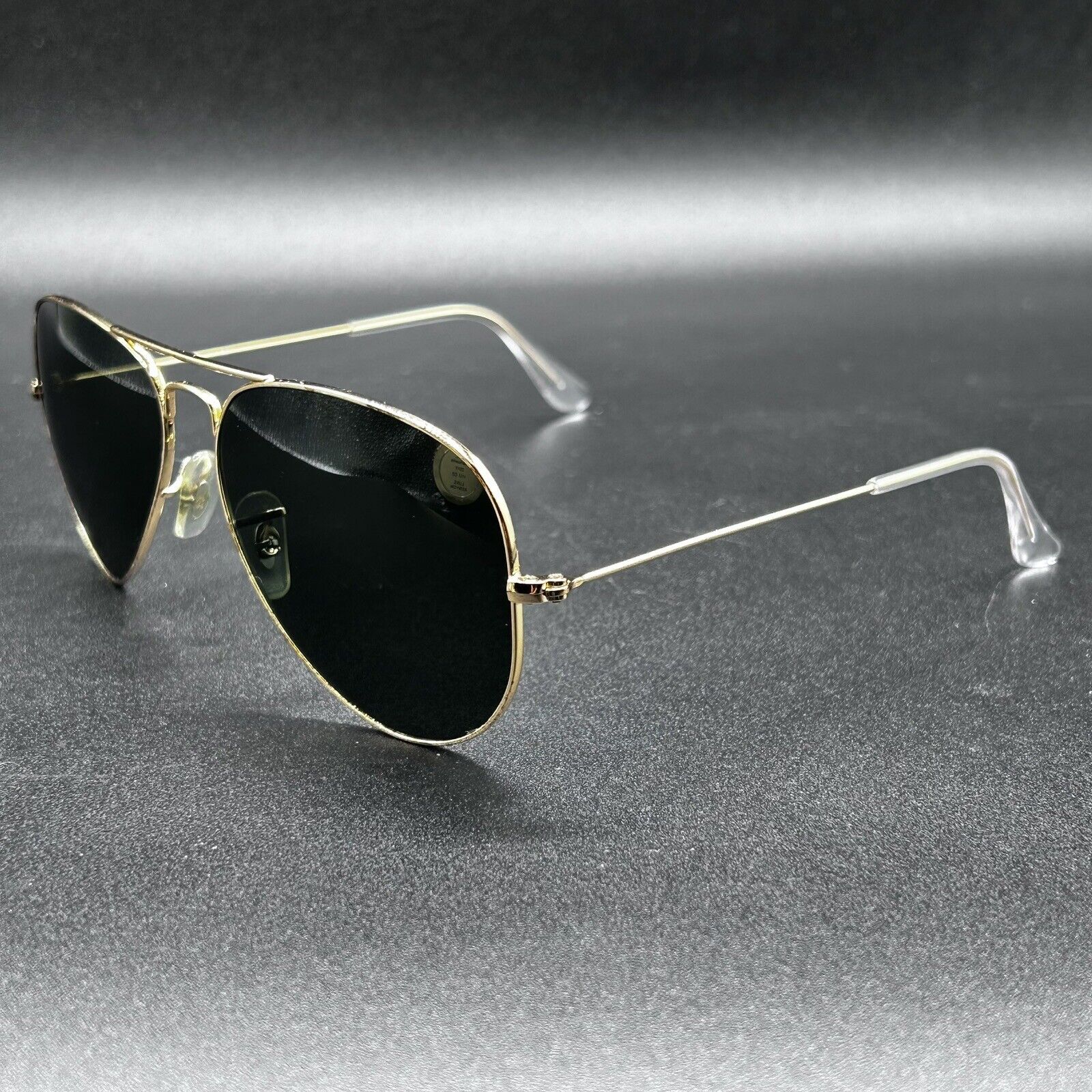 Ray-Ban RB3025 Large Aviator Sunglasses Gold Ital… - image 1