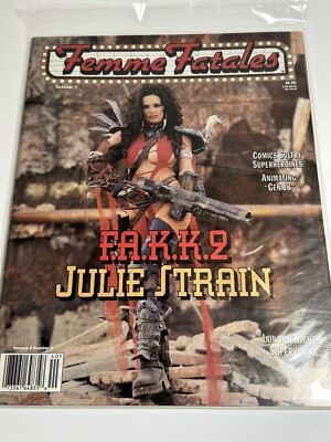 Vintage Femme Fatales Magazine Femme Fatales Julie Strain in F.k.K.2 Carolyn Ren