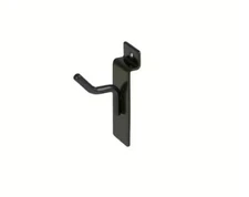 Econoco EBL/H1 1 in. Black Semi Gloss Slatwall Hook Pack of 96
