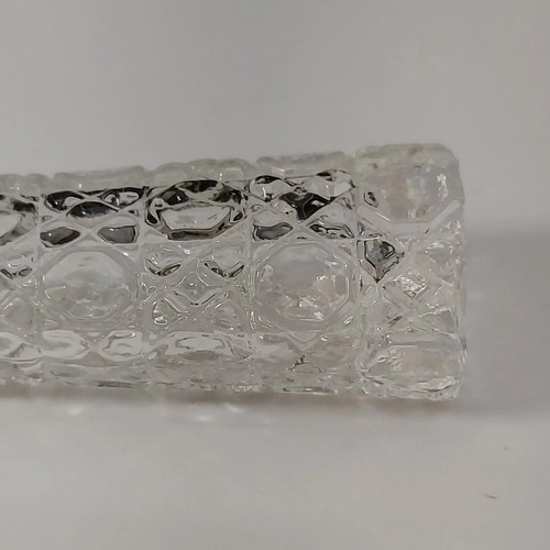 Vintage Irice Small Clear Glass Perfume Bottle - Picture 3 of 14