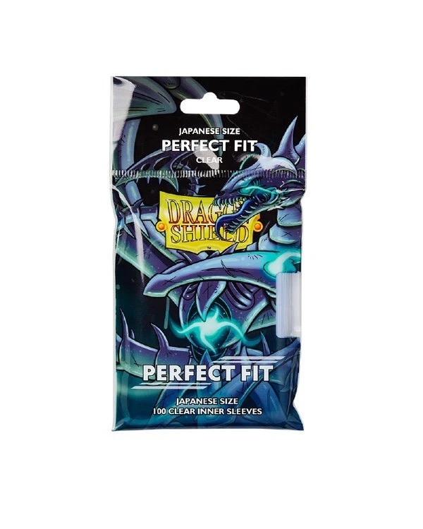 ARCANE TINMEN 100 Sous-pochettes Perfect Fit Format Japonais Clear - Dragon Shield