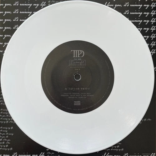 Taylor Swift - Fortnight - WHITE COLOURED VINYL 7" - NEW & STILL  SEALED