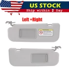 For 2011 2012-2015 Hyundai Elantra Gray Car Sun Visor Right + Left Side Pair US