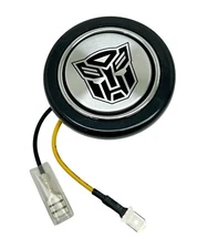 UNIVERSAL RACING STEERING WHEEL HORN BUTTON TRANSFORMERS AUTOBOTS JAPAN