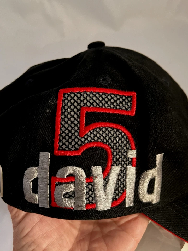 MERCEDES BENZ Fórmula 1 DAVID COULTHARD #5 De Colección Gorra de Carreras Gorra de Camionero Forrada Y2K Foto 3 de 4