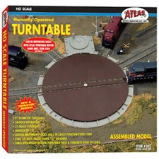 Atlas HO Scale Train Turntable Manually Operated w/ 21 Track Position #305~NEW
