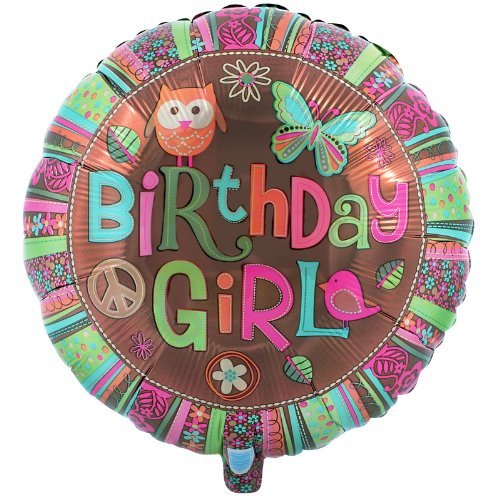 anagram international hx hippie chick birthday balloon