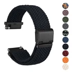 Wocci Nylon Watch Band 16mm 18mm 19mm 20mm 21mm 22mm 24mm Replacement Straps