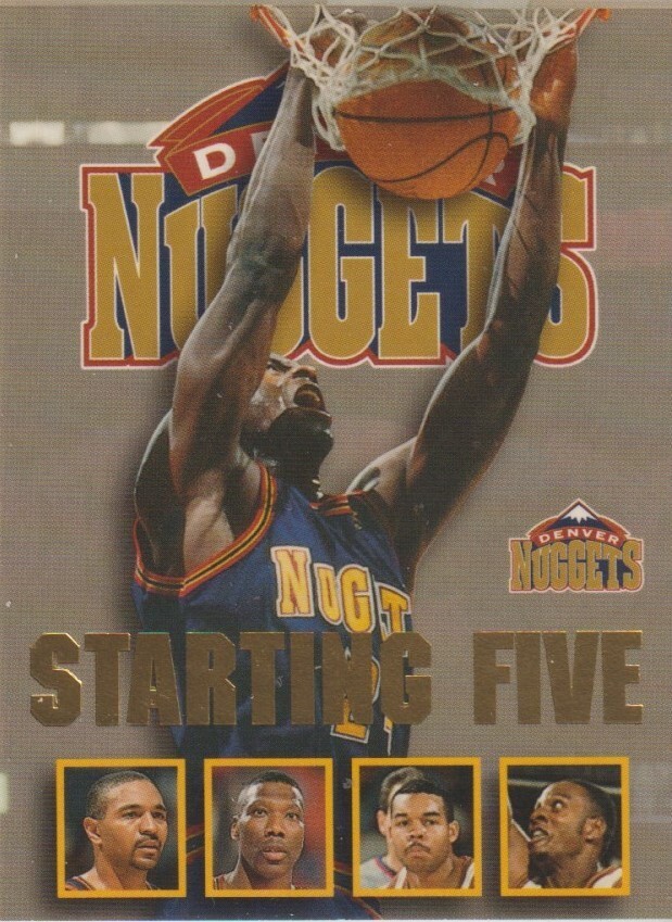 ANTONIO McDYESS: 1996-97 HOOPS CLIPPERS STARTING FIVE CARD # 7
