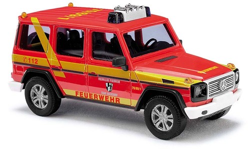 Busch 51432 Mercedes-Benz G-Klasse 90, Feuerwehr Baiersdo, Auto Modell 1:87 (H0) - Bild 1 von 2