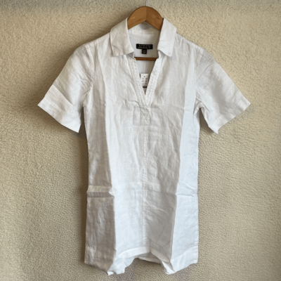 knee length dresses for ladies The Popover Dress in Linen main image 0