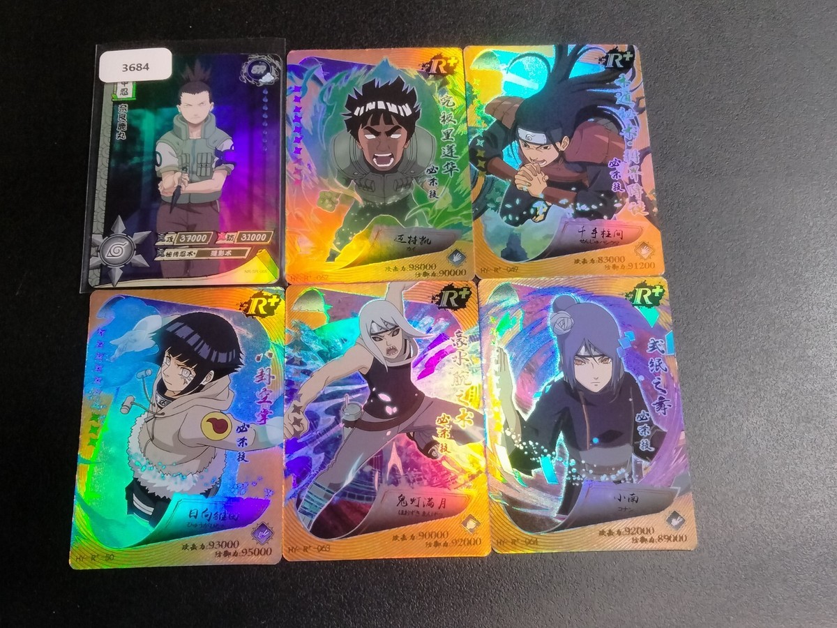 Mangetsu Hōzuki 6 Card Naruto Shippuden Trading Card Anime