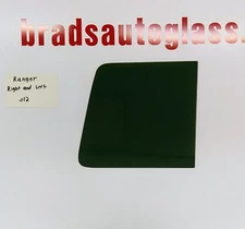 86-11 Ford Ranger LEFT side sliding rear window back glass slider 