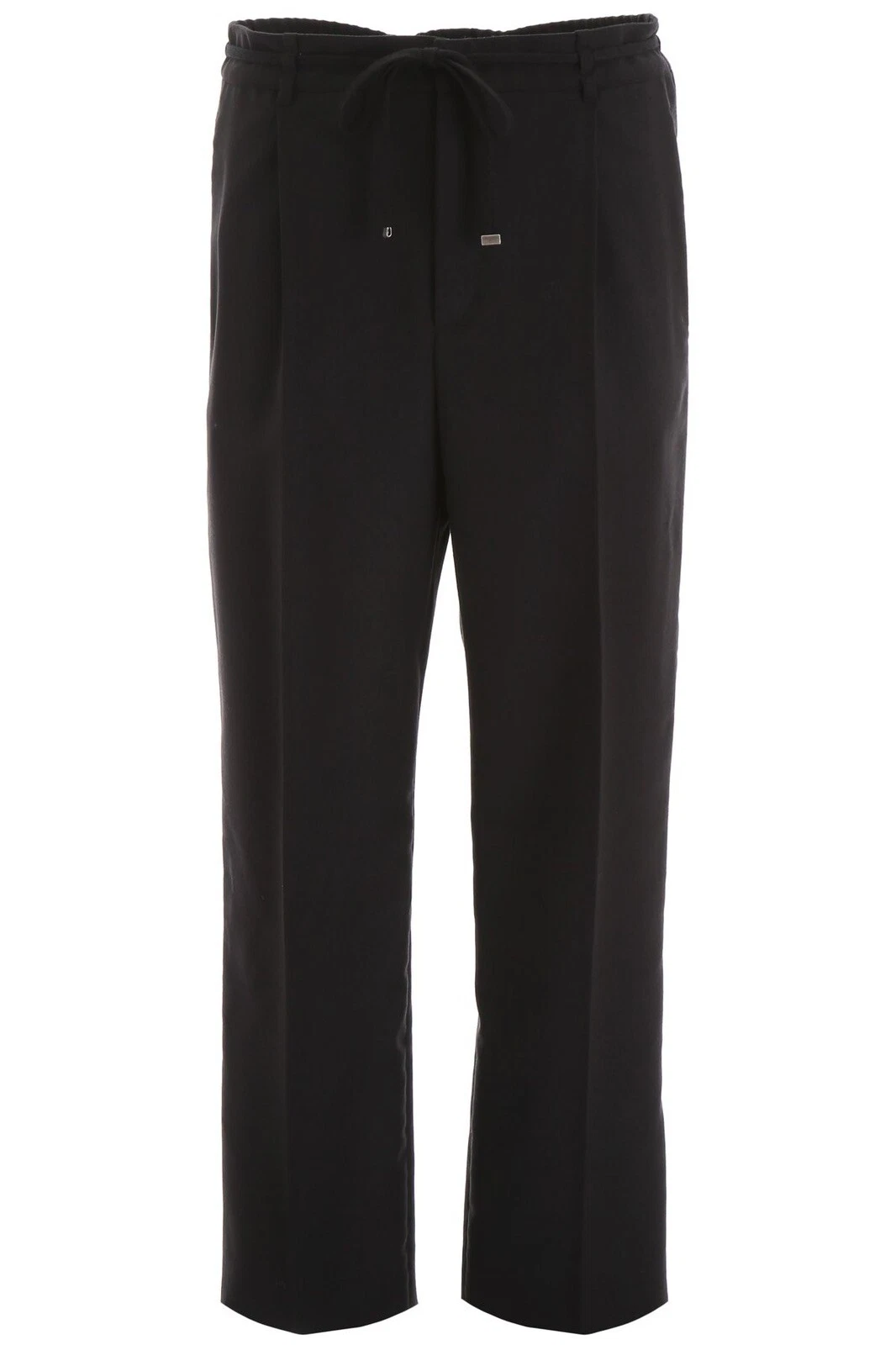 SAINT LAURENT (YSL) Pantaloni da jogger nuovi con etichette Saint Laurent lana nera affusolata con cordino 52 EU 36US $995 00