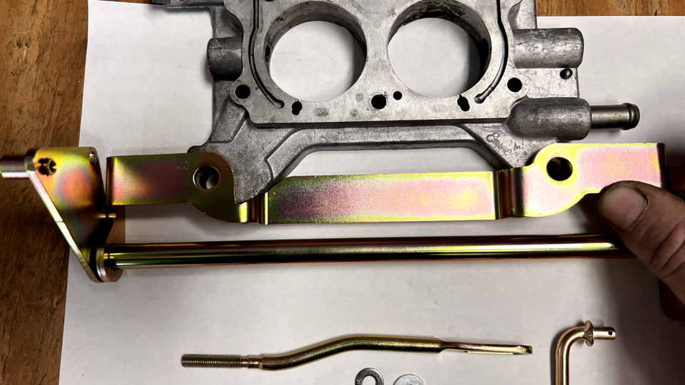 2x4 Inkages 2x4 Medium riser linkage for Ford FE 2x4 carb generic and new style ...