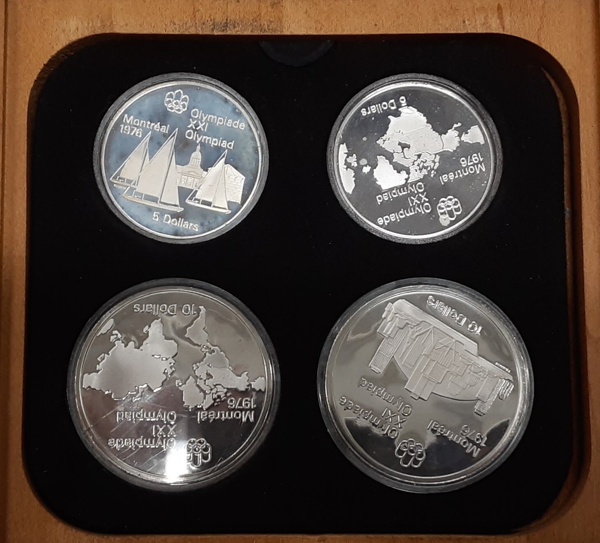 Complete 1976 Canada Montreal Olympic Games .925 Silver 28