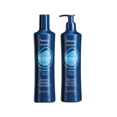 FANOLA Wonder No Orange Shampoo 350 ml + Mask 350 ml Set/Kit