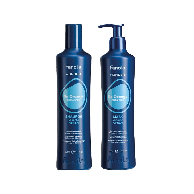 Kit FANOLA Wonder No Orange shampoo 350ml+ mask 350ml