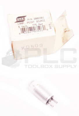 NEW ESAB 2082381 POINT SOURCE LAMP 5V .775A
