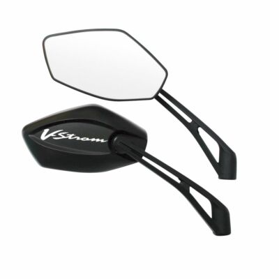 Rückspiegel Spiegel M10 Weißes Logo Für Suzuki V-Strom DL 650 1000