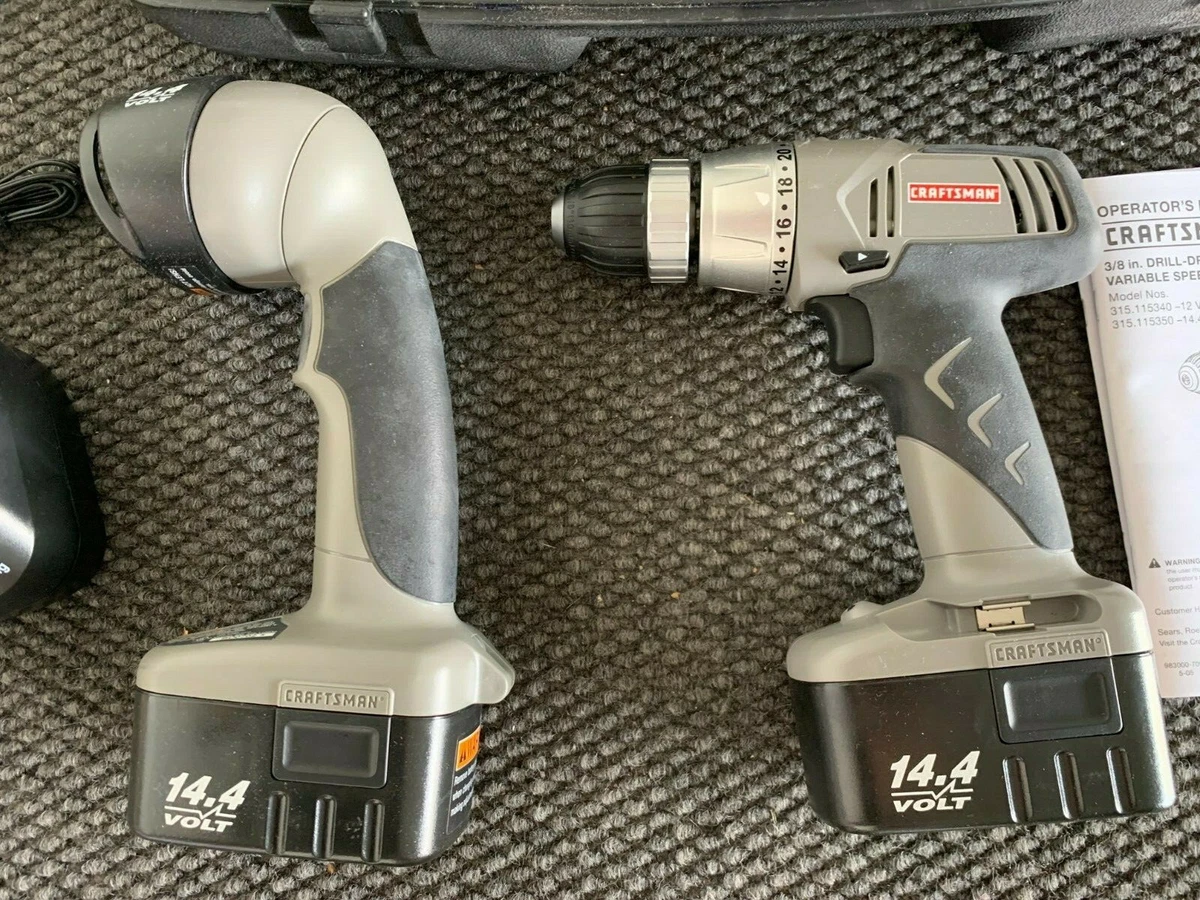 Craftsman drill and flashlight set sales