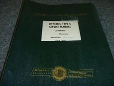Gisholt DYNETRIC TYPE S Balancing Machine Shop Service Repair Manual 1166B xz
