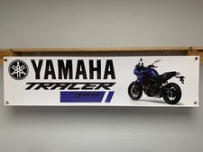 Yamaha Tracer 700 Banner Motorrad BLAU Werkstatt Garage Wand Display Show Schild