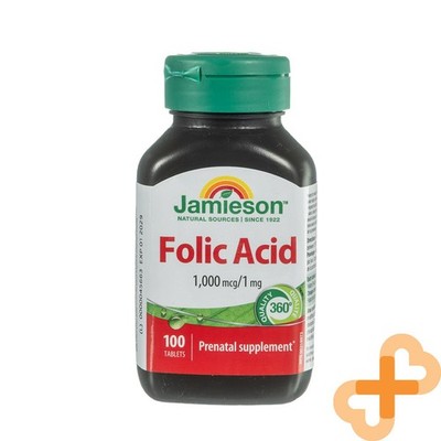 Jamieson Folsäure 1000 Mcg N100 Pre-pregnancy Nährstoff Verringert Risiko Rohr
