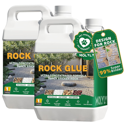 #ad Rock Glue for Landscaping 2 Gallon Mulch Glue Gravel Binder amp; Stone Adhesive $95.99