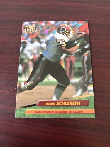 1992 Ultra Mark Schlereth Rookie Washington Redskins #414 Idaho Vandals
