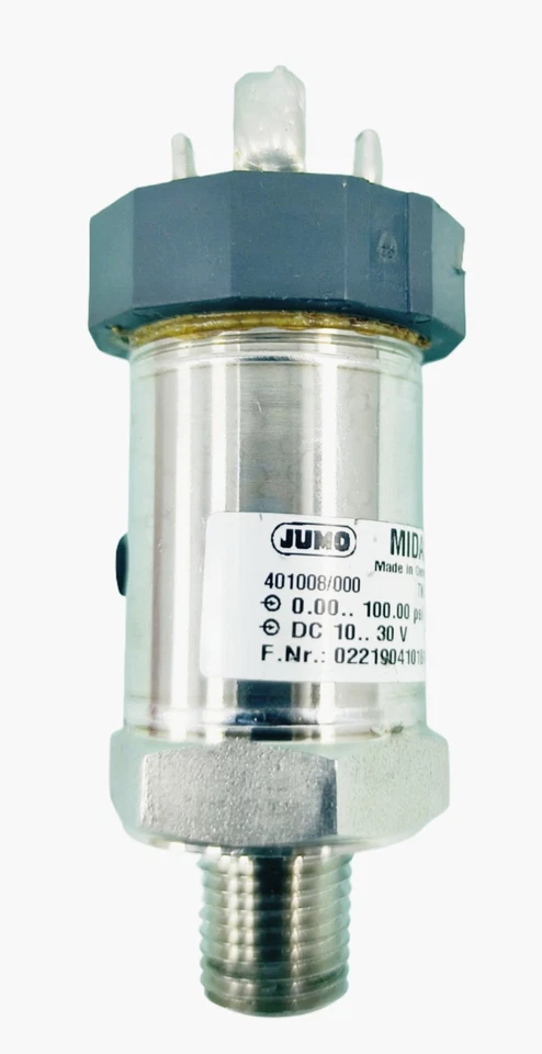 JUMO MIDAS S19 R 0..100 PSI Pressure Transducer Sensor 4..20mA 10..30VDC ✅ - Image 4 of 4