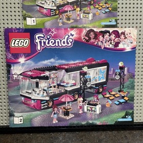 LEGO Friends Pop Star Tour Bus 41106 Instruction Guide Book 1 And 2 MANUALS ONLY