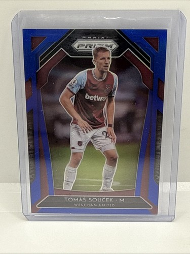 2020-21 Panini Prizm Premier League - Tomas Soucek #185 Blue Prizm /199 (RC) - Bild 1 von 3
