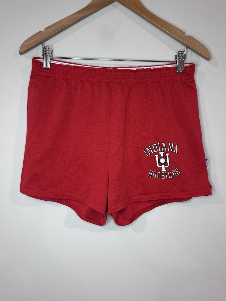 复古印第安纳州印第安纳州印第安纳州健身房田径 L 码高切 2.5 英寸短裤 IU 自行车运动 — 第 2/4 张图片