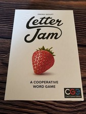 Letter Jam Cooperative Deduction Family Party Word Game New Open Box