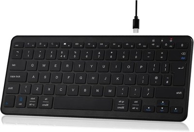 Qulose Wireless Mini Keyboard Bluetooth Rechargeable USB-C UK Layout QUJPEU0001