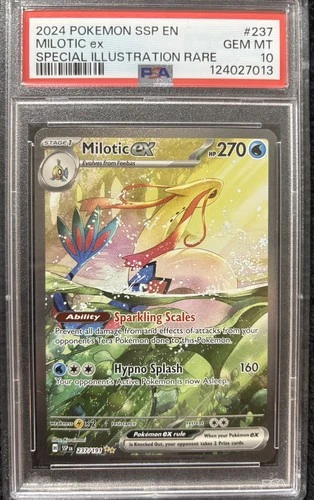 Pokemon Milotic EX Special Illustration Rare 237/191 Surging Sparks PSA 10