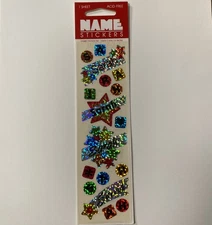Vintage Hambly SARAH Name Stickers Prismatic Metallic Foil NEW Sealed