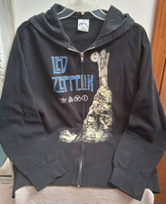 Led Zeppelin Zoso Full Zip Up Hoodie Mens Size M apx by Independent Trading Co.