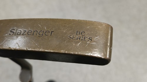 Slazenger Berilio Cobre 308 Putter BC Empuñadura de Eje de Acero 35" Derecha + Cubierta - Imagen 4 de 18