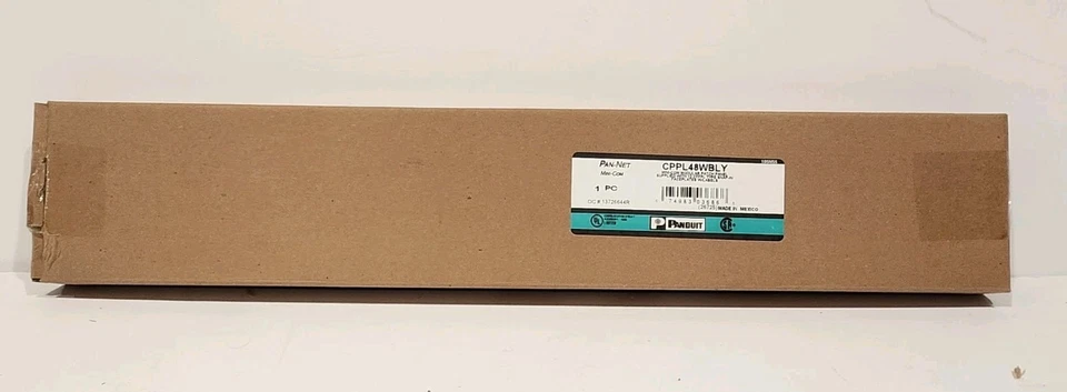 Panduit CPPL48WBLY 48-Port Mini-Com Patch Panel, 2U, Modular, New in Box. - Image 3 of 4