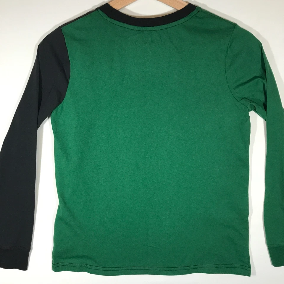 Camiseta Minecraft Niño Pequeña (8) Verde Negra Manga Larga Foto 4 de 4