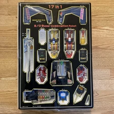 Super Combination Robot Parts Lot Hsiang Shan Toys Elecron Co 1985 HS-615 *READ*