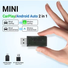 USB Auto Wireless CarPlay Adapter For iPhone Apple Wireless Dongle Plug ＆ Play