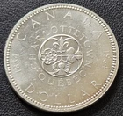 1964 Canada Silver $1 Dollar - 80% Silver