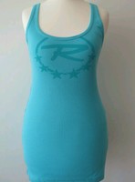 Rossignol Woman's Vest T-shirt. Teal Blue. Size: Small. Rossignol Woman's Vest T-shirt. Teal Blue. Size: Small.