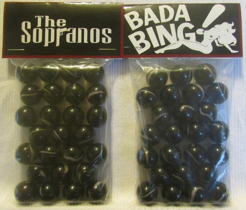 2 Bags Of The Soprano's Crime Drama TV Show Promo Marbles