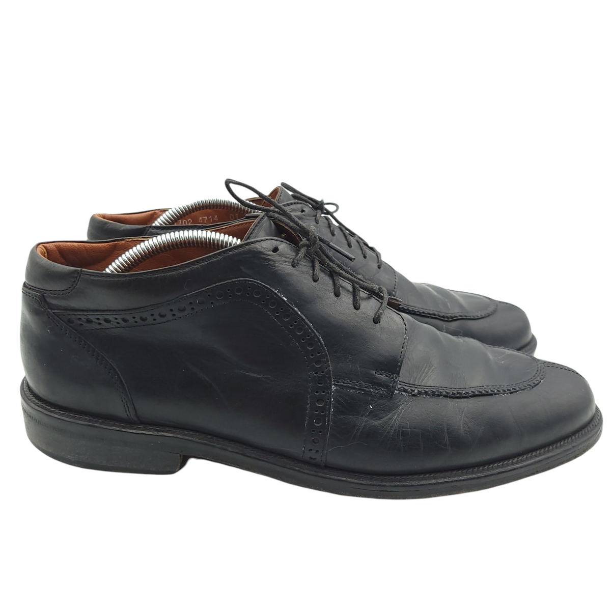 Mens Shoes Size 9 1/2 D Cable and Co Black Leather Oxford Made Italy $180 Value Mens Shoes Size 9 1/2 D Cable and Co Black Leather Oxford  main image 2